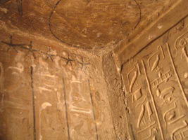 Humidities of the ceiling and walls of Chamber A